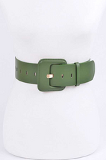 Load image into Gallery viewer, Solid Color Classy Fashion Belt - Olive Dazzled By B