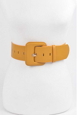 Load image into Gallery viewer, Solid Color Classy Fashion Belt - Mustard Yellow Dazzled By B