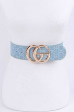 Load image into Gallery viewer, Logo Woven Denim Belt Dazzled By B
