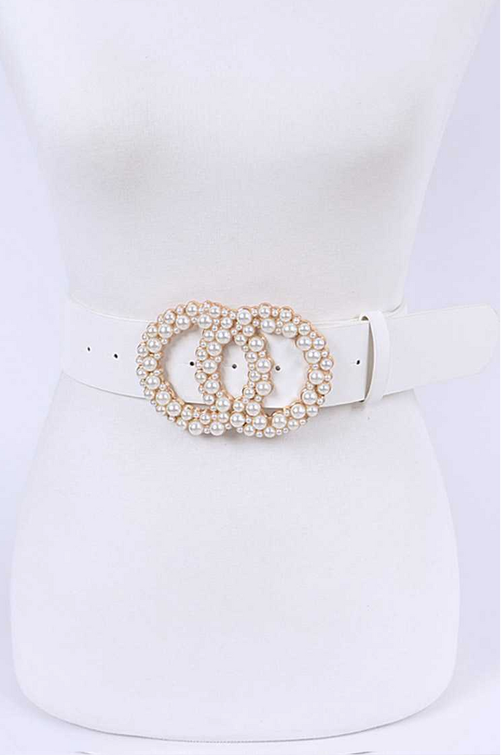 Pearl Buckle Fashion Belt Dazzled By B