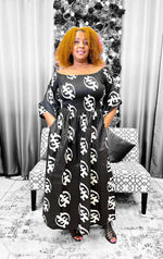 Load image into Gallery viewer, Gyname Black & White Dress Dazzled By B