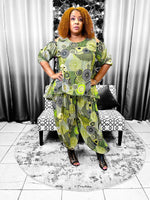 Load image into Gallery viewer, Circle Print Harem Style Pant Set - Multi Colors available Dazzled By B