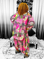 Load image into Gallery viewer, Circle Print Harem Style Pant Set - Multi Colors available Dazzled By B