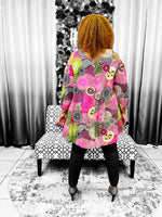 Load image into Gallery viewer, Circle Print Harem Style Pant Set - Multi Colors available Dazzled By B