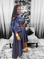 Load image into Gallery viewer, Denim High Low Dress Dazzled By B
