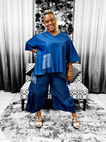 Load image into Gallery viewer, Denim Pant Set Dazzled By B