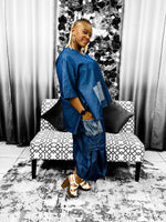 Load image into Gallery viewer, Denim Pant Set Dazzled By B