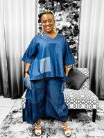 Load image into Gallery viewer, Denim Pant Set Dazzled By B