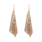Load image into Gallery viewer, Geometric Sequins Earrings - Gold Dazzled By B