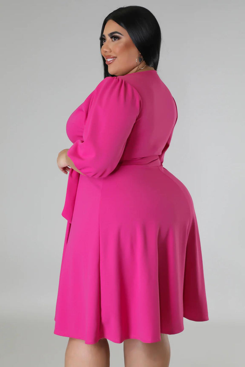 pink dress plus size Plus Size | A Line Dress | Pink Dress | Cute & Sexy | Flattering Baby Doll  Dress | Curvy Women Dress