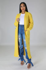 Load image into Gallery viewer, Izzy Cardigan - Yellow Dazzled By B