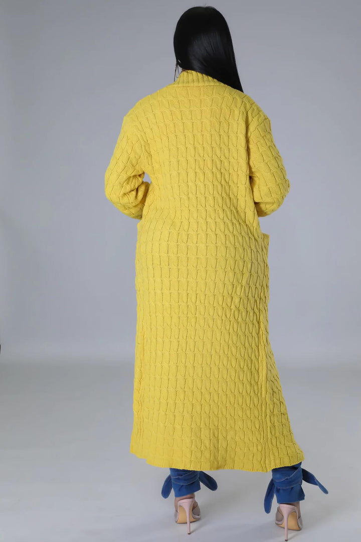 Izzy Cardigan - Yellow Dazzled By B