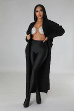 Load image into Gallery viewer, Kayla Cardigan - Black Dazzled By B