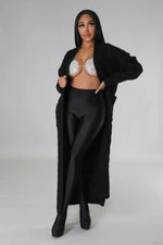 Load image into Gallery viewer, Kayla Cardigan - Black Dazzled By B
