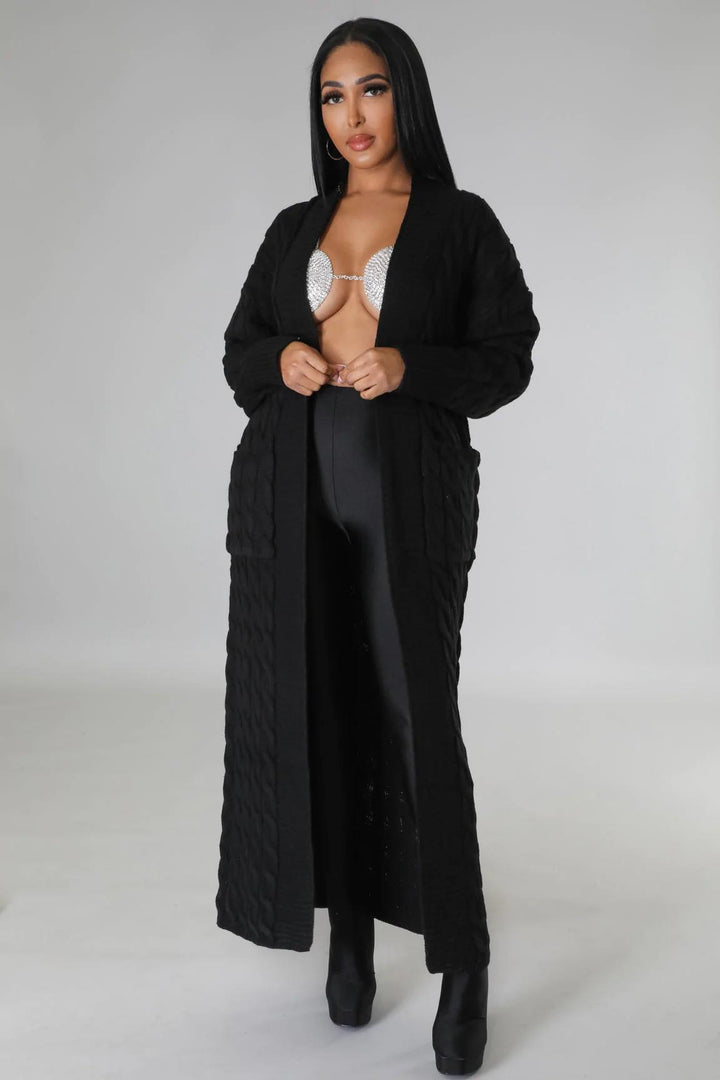 Kayla Cardigan - Black Dazzled By B