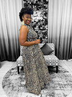 Load image into Gallery viewer, Leopard Print Smocked Dress Dazzled By B
