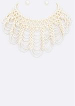 Load image into Gallery viewer, Pearl Collard Necklace Dazzled By B
