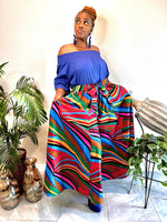 Load image into Gallery viewer, The Multi Color Abstract Palazzo Pants Dazzled By B