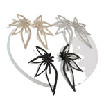 Load image into Gallery viewer, Leaf Shaped Earrings - Crystal AB Diamond Dazzled By B