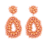 Load image into Gallery viewer, Water Droplet Bohemian Earrings - Orange Dazzled By B