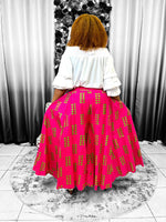 Load image into Gallery viewer, Pink &amp; Green Palazzo Pants Dazzled By B
