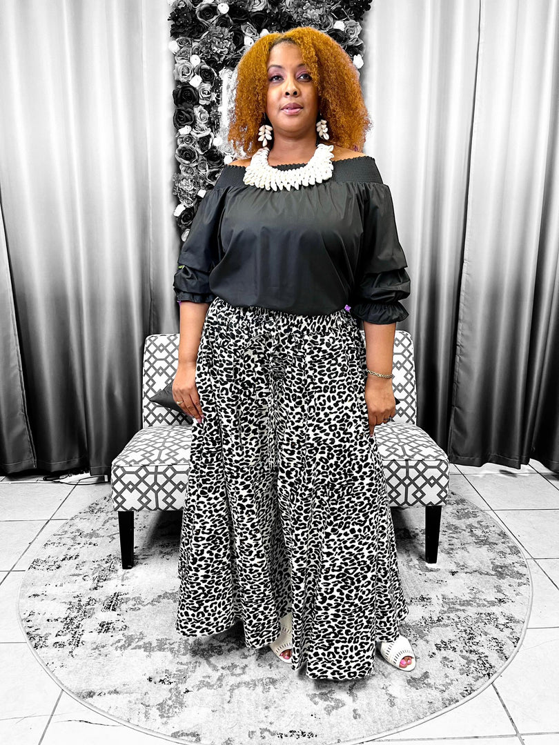 Leopard Print Palazzo Pants Dazzled By B