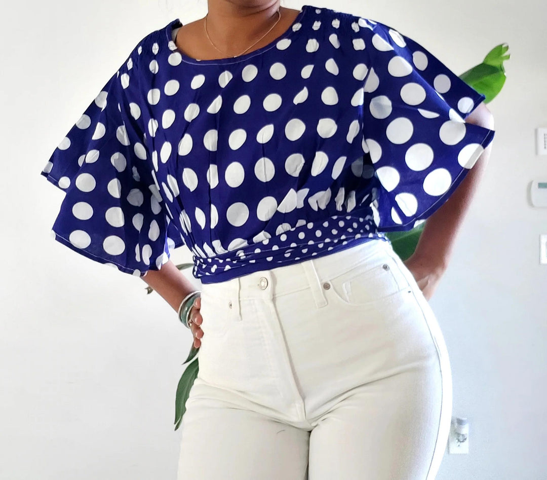 Polka Dot Crop Top - Multiple Colors Available Dazzled By B