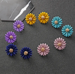 Load image into Gallery viewer, Sunflower Earrings - Yellow Dazzled By B