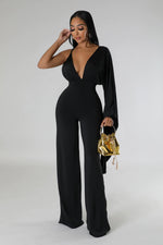 Load image into Gallery viewer, The “Fabulosity” Black Jumpsuit Dazzled By B
