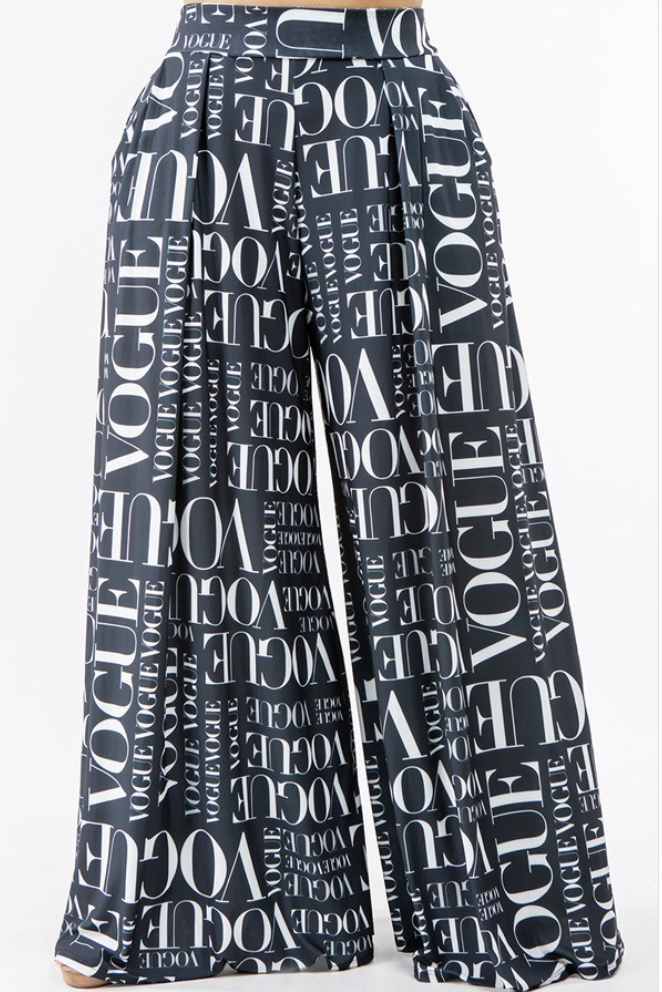 The Vogue Pants - Black Dazzled By B