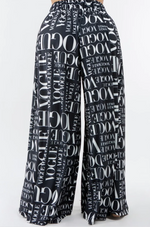 Load image into Gallery viewer, The Vogue Pants - Black Dazzled By B
