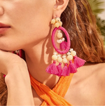 Load image into Gallery viewer, Woven Tassel Earrings Dazzled By B