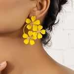Load image into Gallery viewer, Yellow Alloy Flowers Dazzled By B
