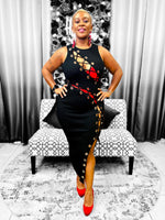 Load image into Gallery viewer, Babe Sweater Dress Dazzled By B