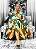 Load image into Gallery viewer, Camouflage Swing Dress Dazzled By B