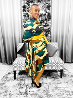 Load image into Gallery viewer, Camouflage Swing Dress Dazzled By B