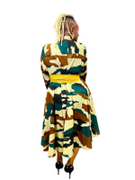 Load image into Gallery viewer, Camouflage Swing Dress Dazzled By B
