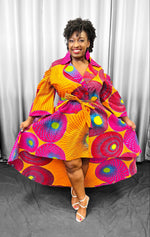 Load image into Gallery viewer, Collard Hi-Lo Dress/Top Dazzled By B