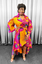 Load image into Gallery viewer, Collard Hi-Lo Dress/Top Dazzled By B