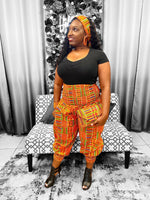 Load image into Gallery viewer, Harem Kente Design Pants Dazzled By B
