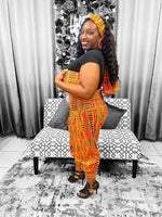 Load image into Gallery viewer, Harem Kente Design Pants Dazzled By B