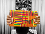 Load image into Gallery viewer, Kente Clutch Bag - Multiple Prints Available Dazzled By B
