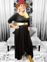 Load image into Gallery viewer, The Black Flare Dress Dazzled By B