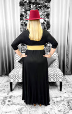 Load image into Gallery viewer, The Black Flare Dress Dazzled By B