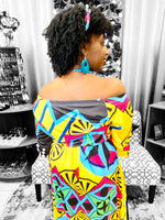 Load image into Gallery viewer, Graphic Maxi Dress Dazzled By B