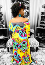 Load image into Gallery viewer, Graphic Maxi Dress Dazzled By B