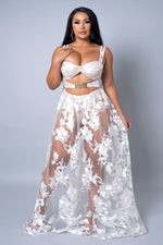 Load image into Gallery viewer, Lacey Racey Dress - White Dazzled By B