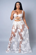 Load image into Gallery viewer, Lacey Racey Dress - White Dazzled By B
