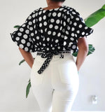Load image into Gallery viewer, Polka Dot Crop Top - Multiple Colors Available Dazzled By B
