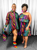 Load image into Gallery viewer, Rainbow Hi Low Tunic Dazzled By B
